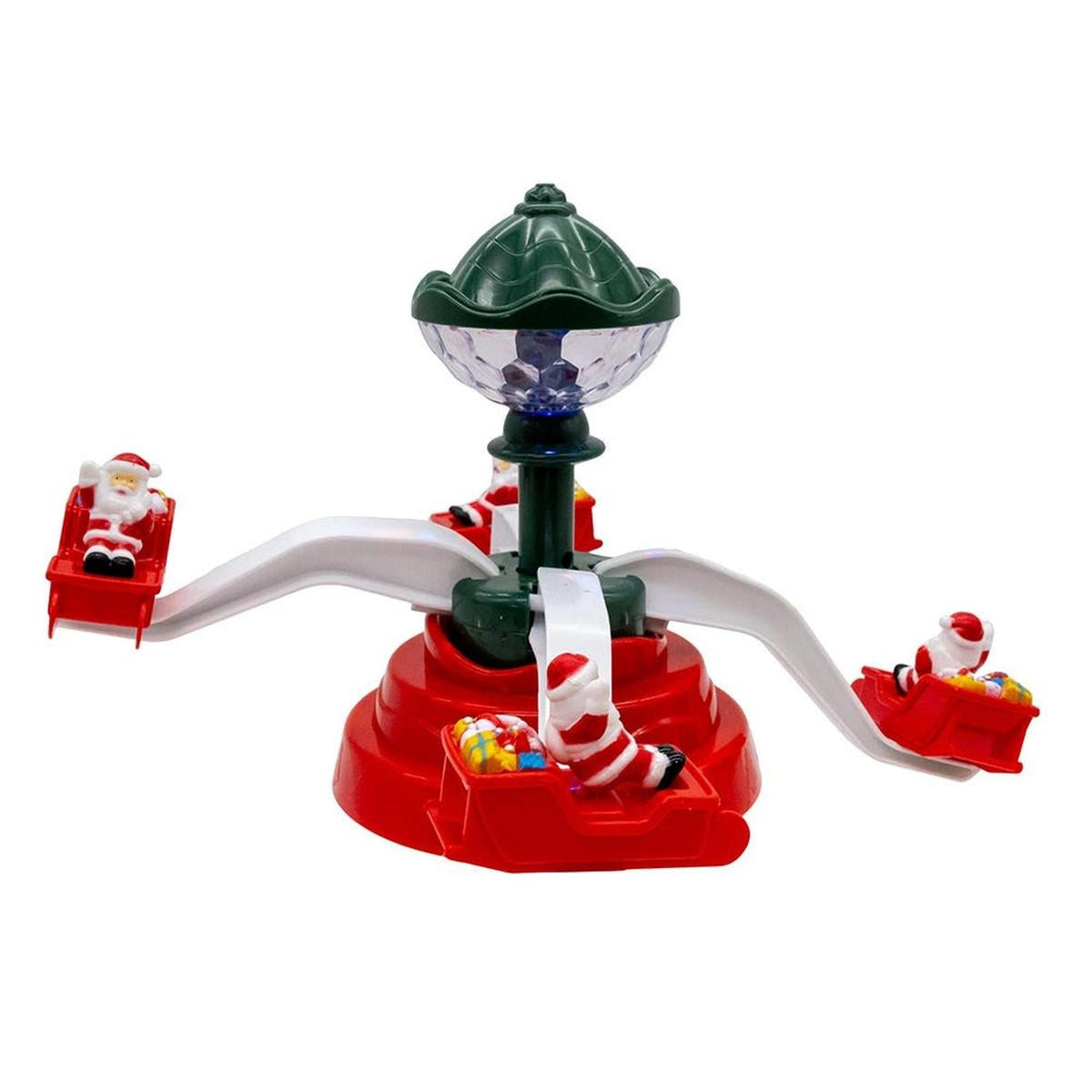 Kurt Adler Musical Christmas Deco with Santa Table Piece