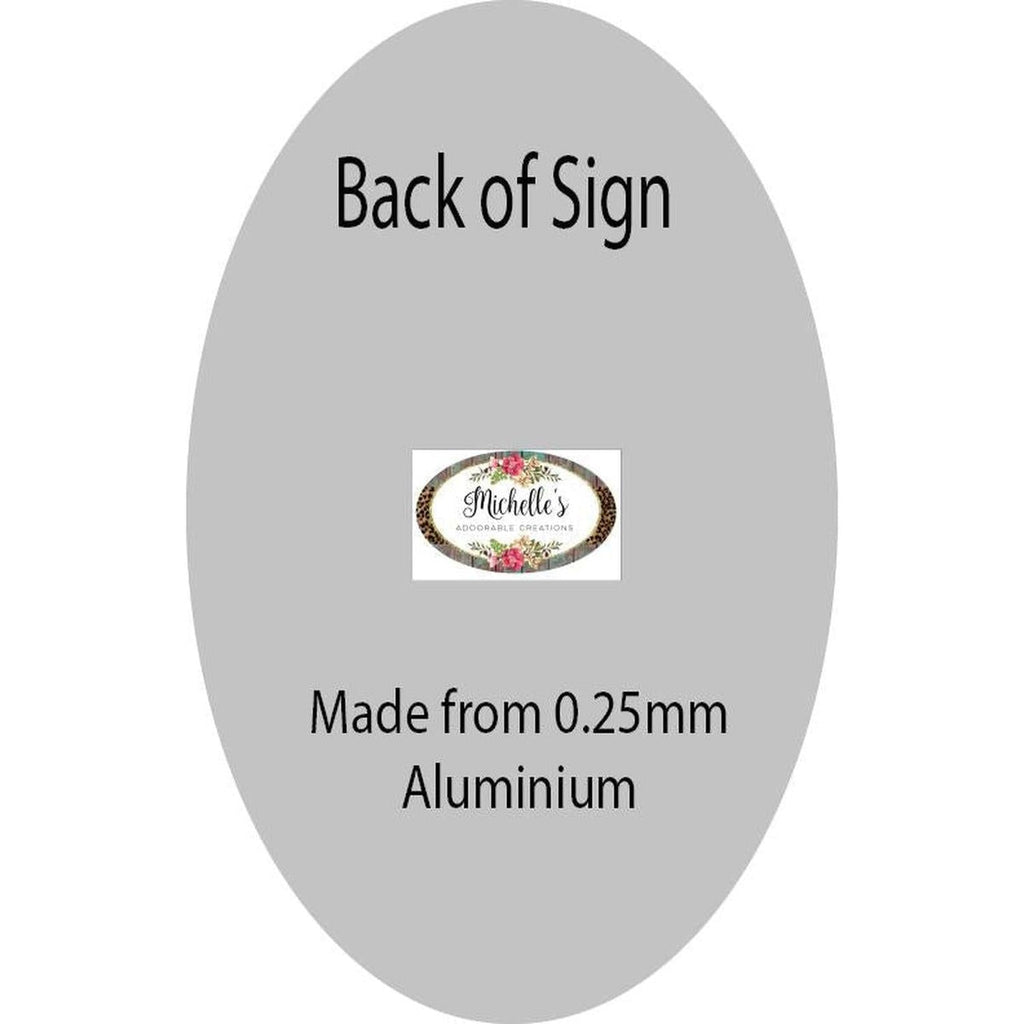 Traditional Red Green Oval Nutcracker Sign