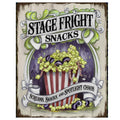Stage Fright Snacks Halloween Sign