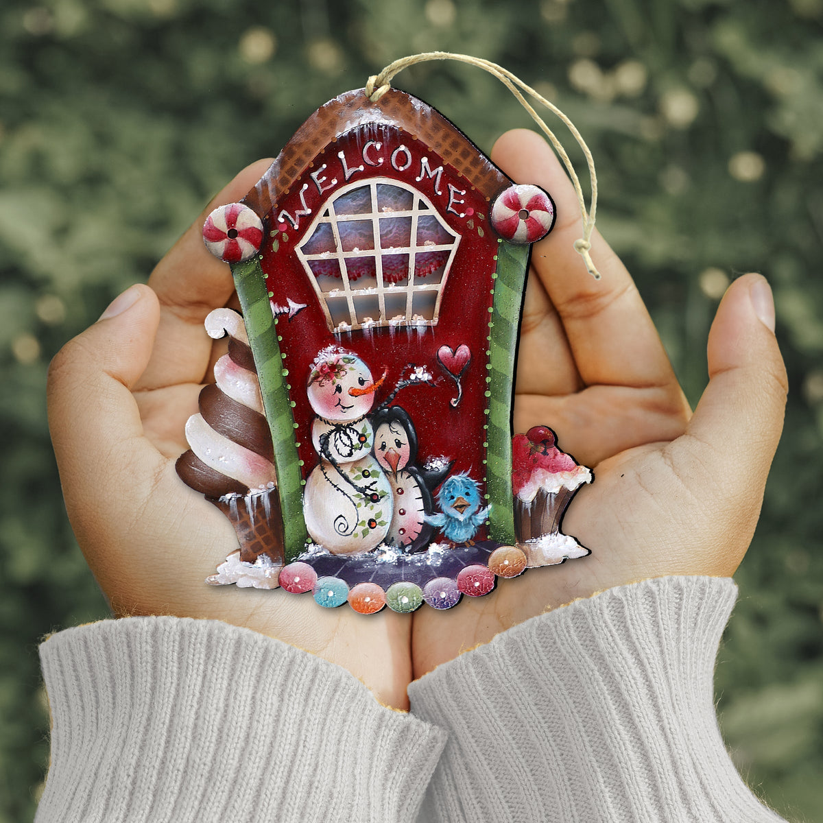 A Season of Sweet Christmas Wooden Ornaments by Jamie Mills-Price Christmas Santa Snowman Decor - 8611079-MP