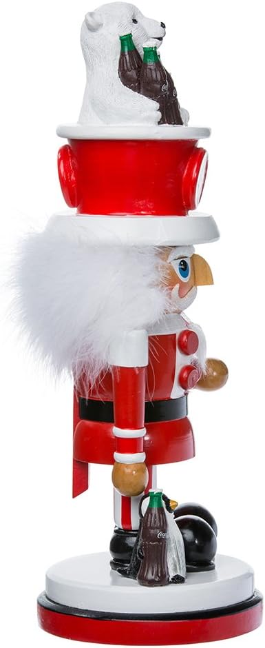 15 inch Coke Nutcracker With Polar Bear