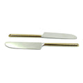 Vibhsa Gold Silverware Dinner Knives set of 6
