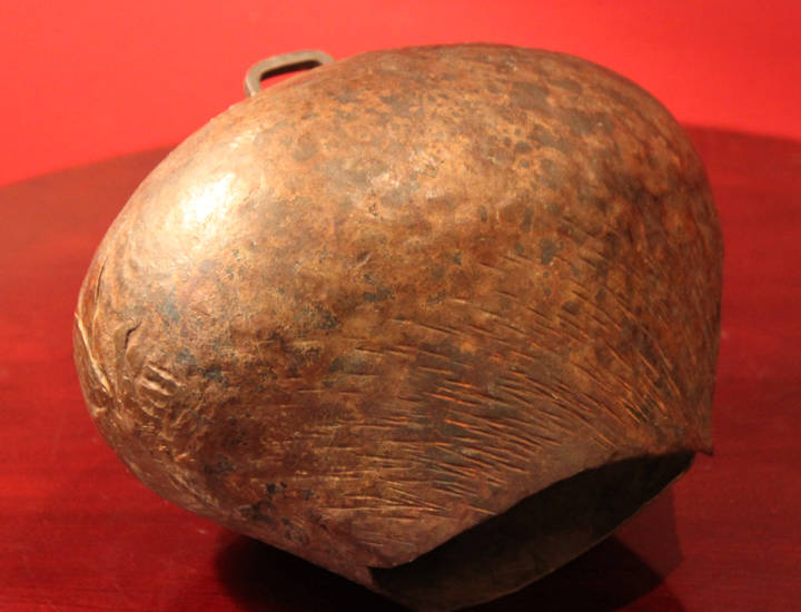 Hand-Hammered Copper Bell, Extra Large