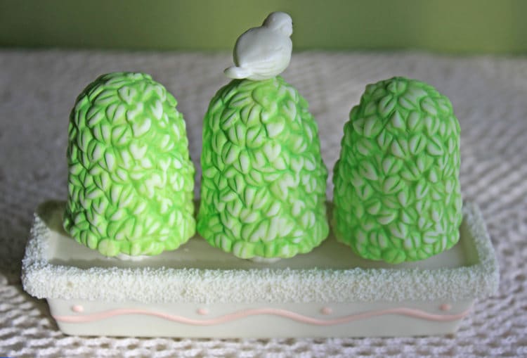 Department 56 Topiaries with Bird, Set of 3