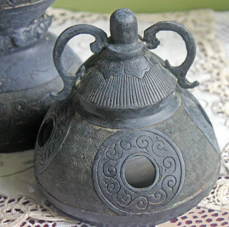 Antique Chinese Bronze Bird Incense Burner, 18th–19th Century