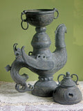 Antique Chinese Bronze Bird Incense Burner, 18th–19th Century
