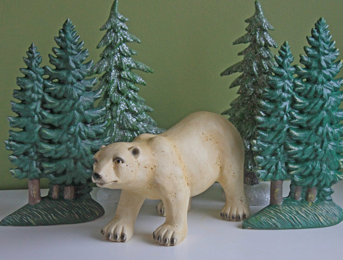 Beige Ceramic Bunny Figurine