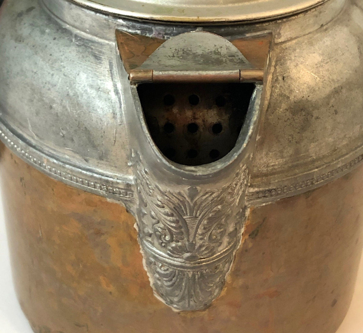 Manning Bowman Copper & Pewter Coffee Pot
