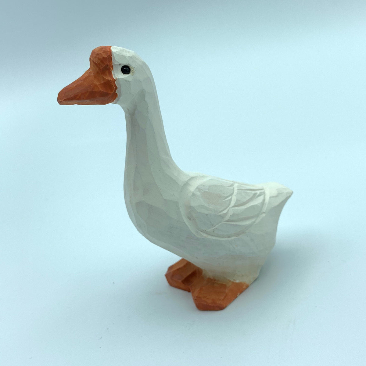 YEEYAYA goose woodcarving Hand Carved Wood Wooden goose Figurine  Christmas gift present home Decor room Decor