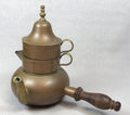 Turkish Copper Coffee Set with Bell Lid