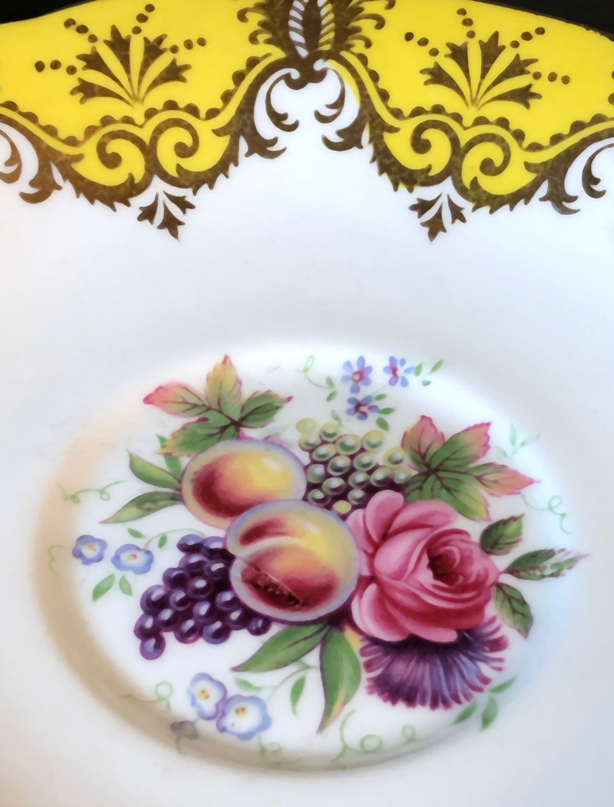 Paragon Yellow, Gold & Pink Cup & Saucer