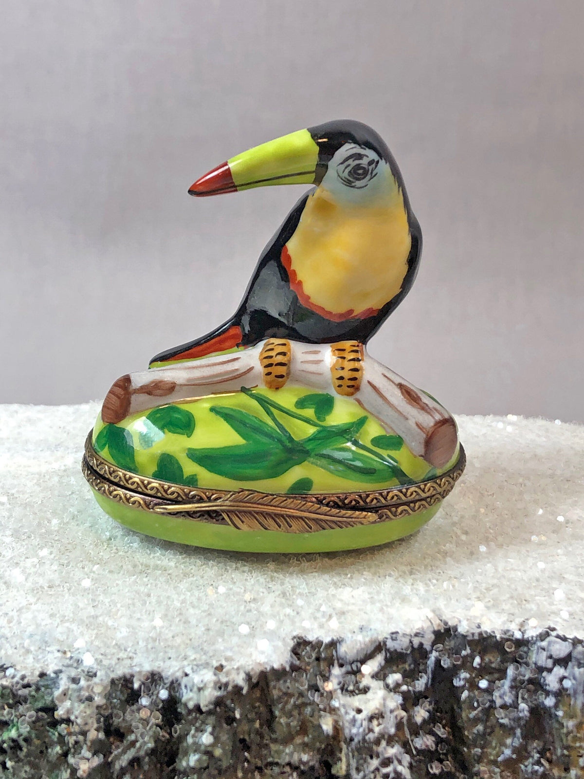Limoges Tea Time Trinket Box