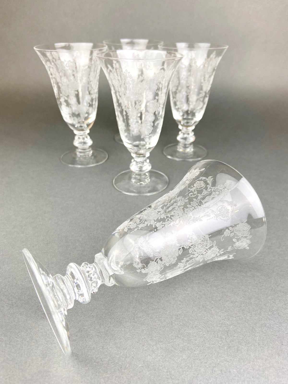 Tiffin Franciscan Cherokee Rose Juice Glasses, Set of 5