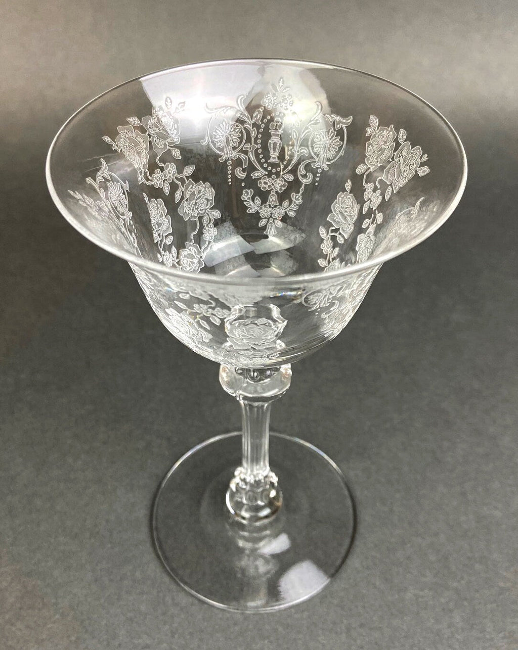 Tiffin Franciscan Cherokee Rose Cocktail Glasses, Set of 6