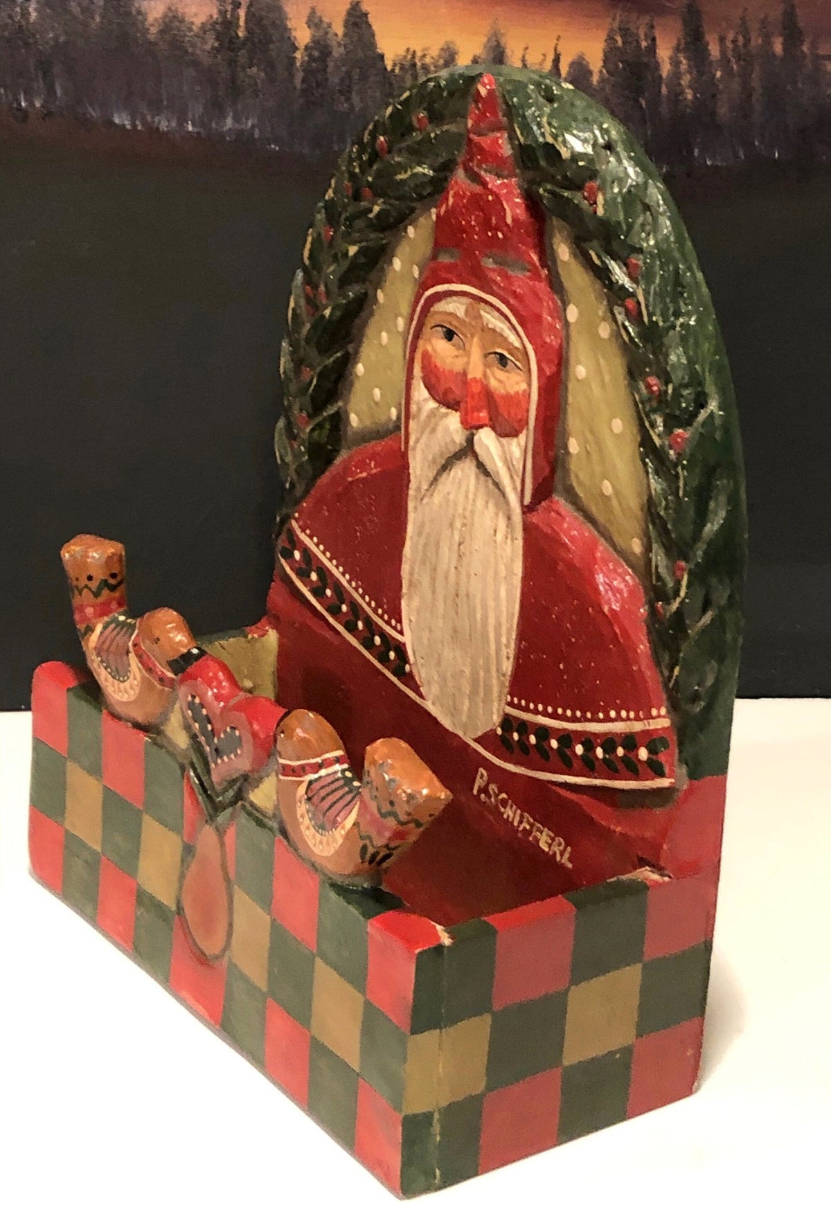 Letters to Santa Resin Sorter Box