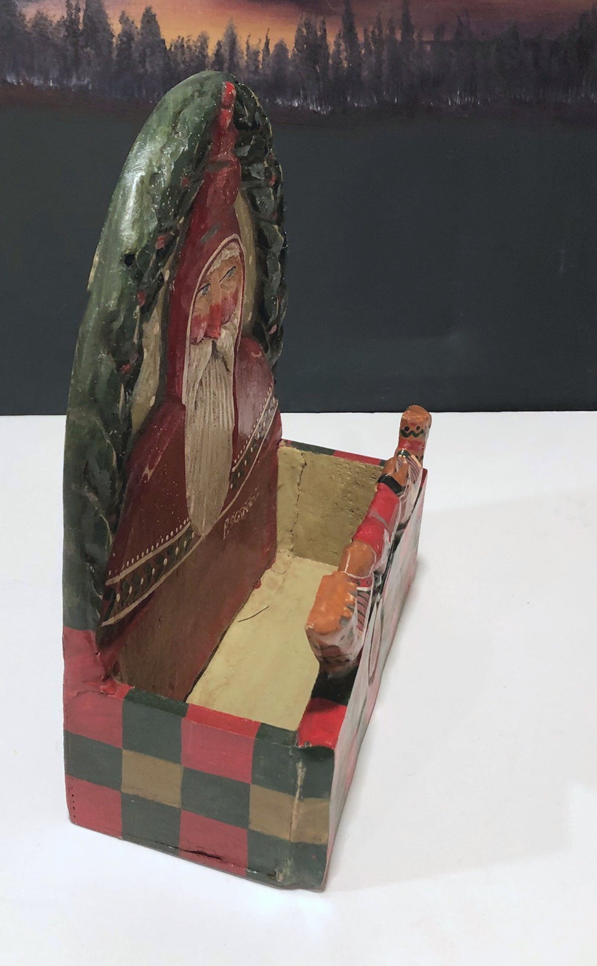 Letters to Santa Resin Sorter Box