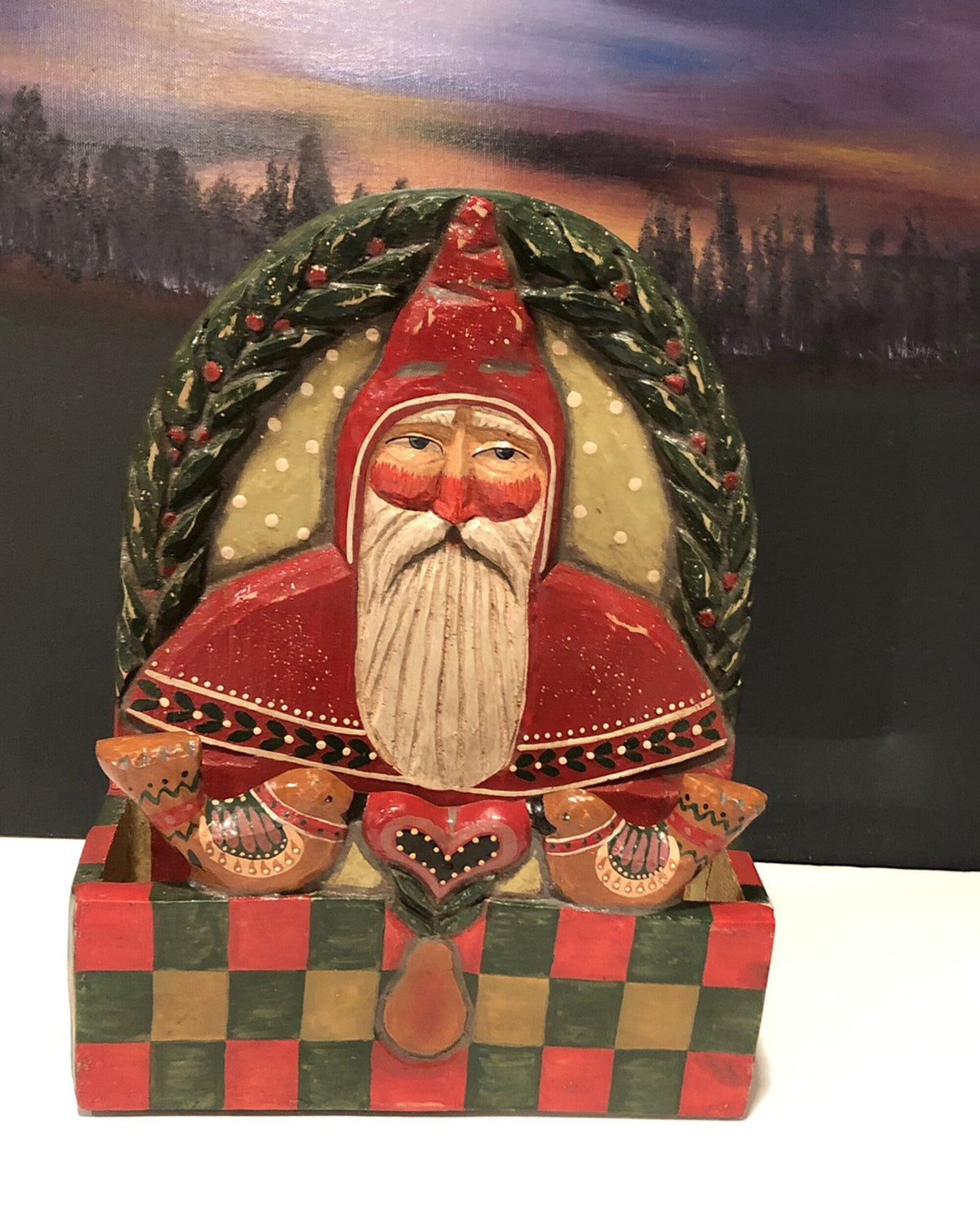 Letters to Santa Resin Sorter Box