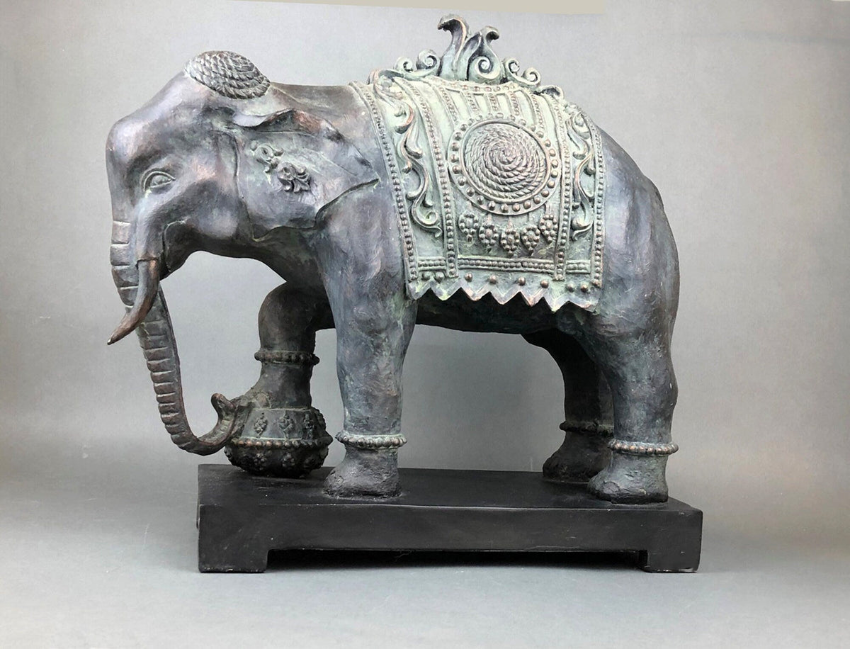 Large Resin Elephant Statue