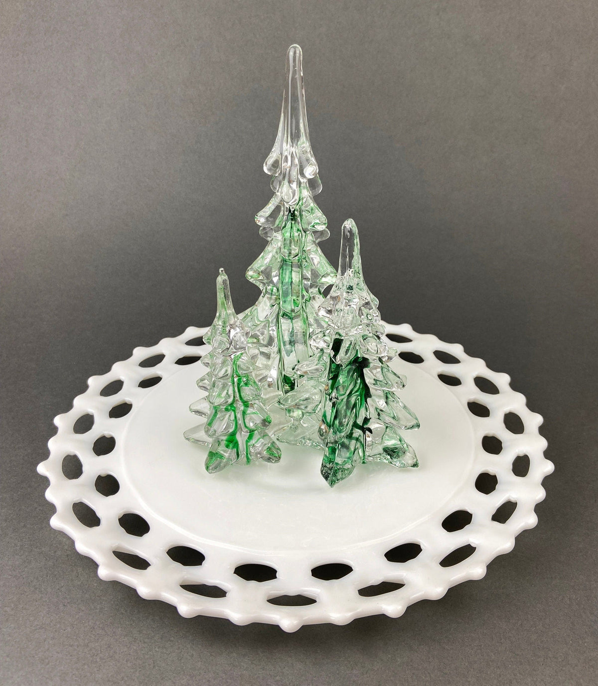 Lead Crystal Christmas Tree, 8"