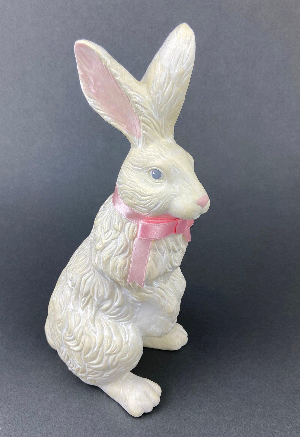 Beige Ceramic Bunny Figurine