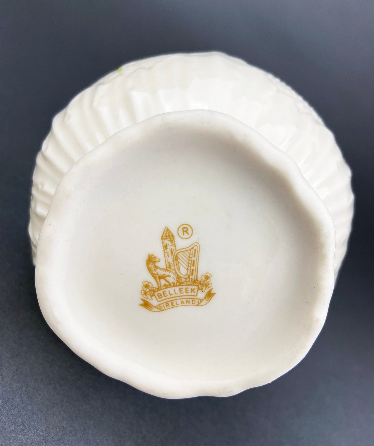 Belleek Shamrock Porcelain Vase, Ireland