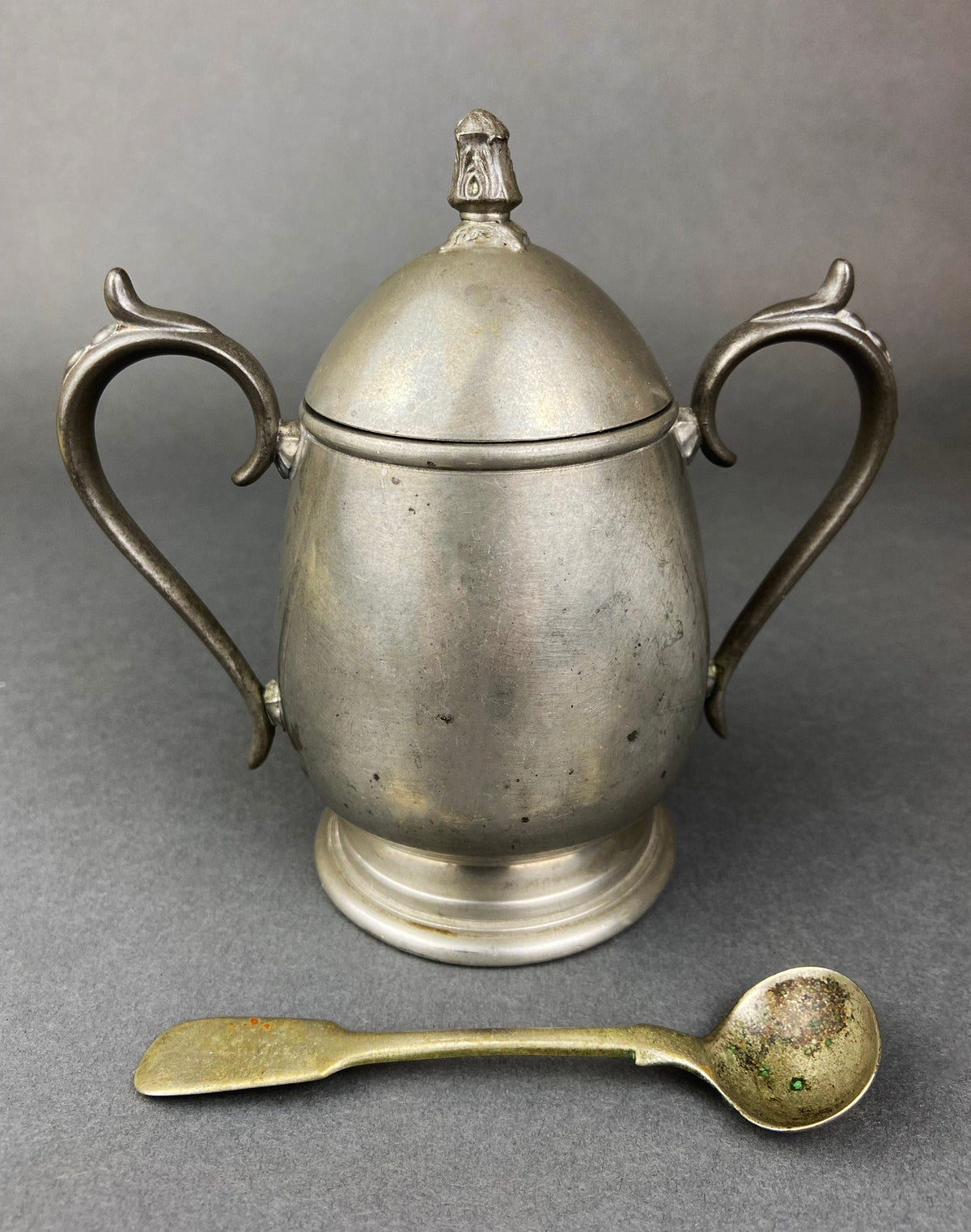 KSC P81 Pewter Coffee Pot, Creamer & Sugar