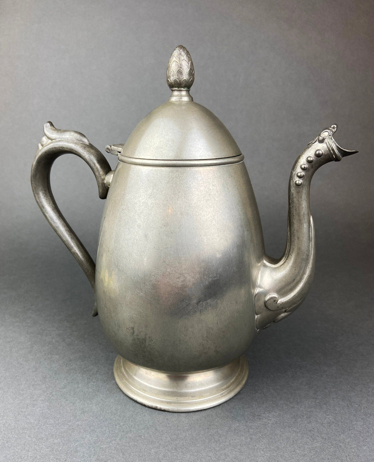 KSC P81 Pewter Coffee Pot, Creamer & Sugar