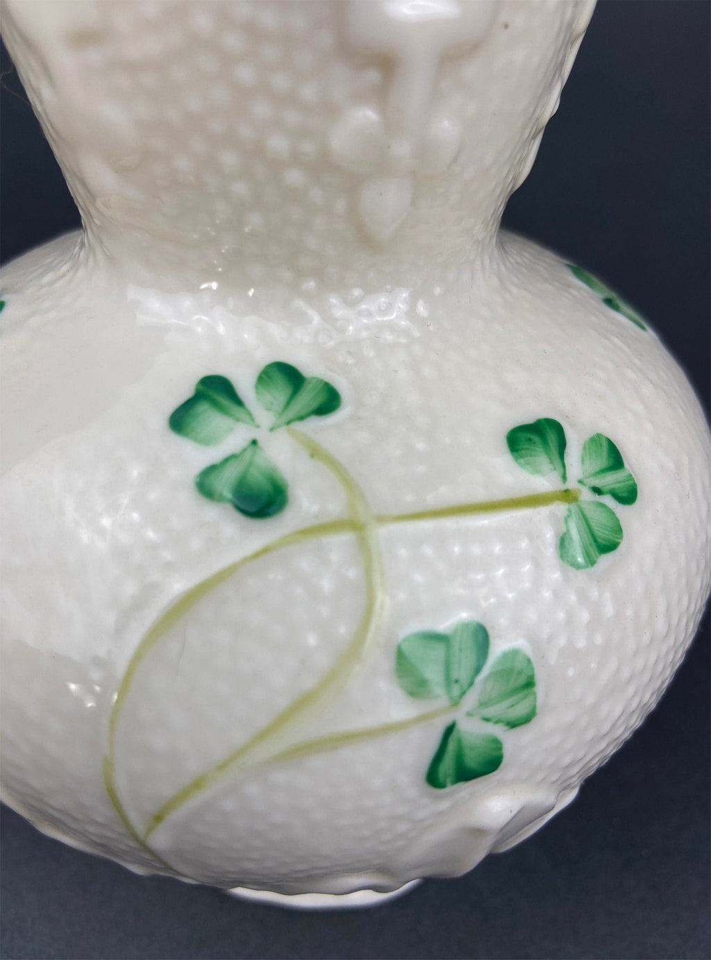 Belleek Shamrock Porcelain Vase, Ireland