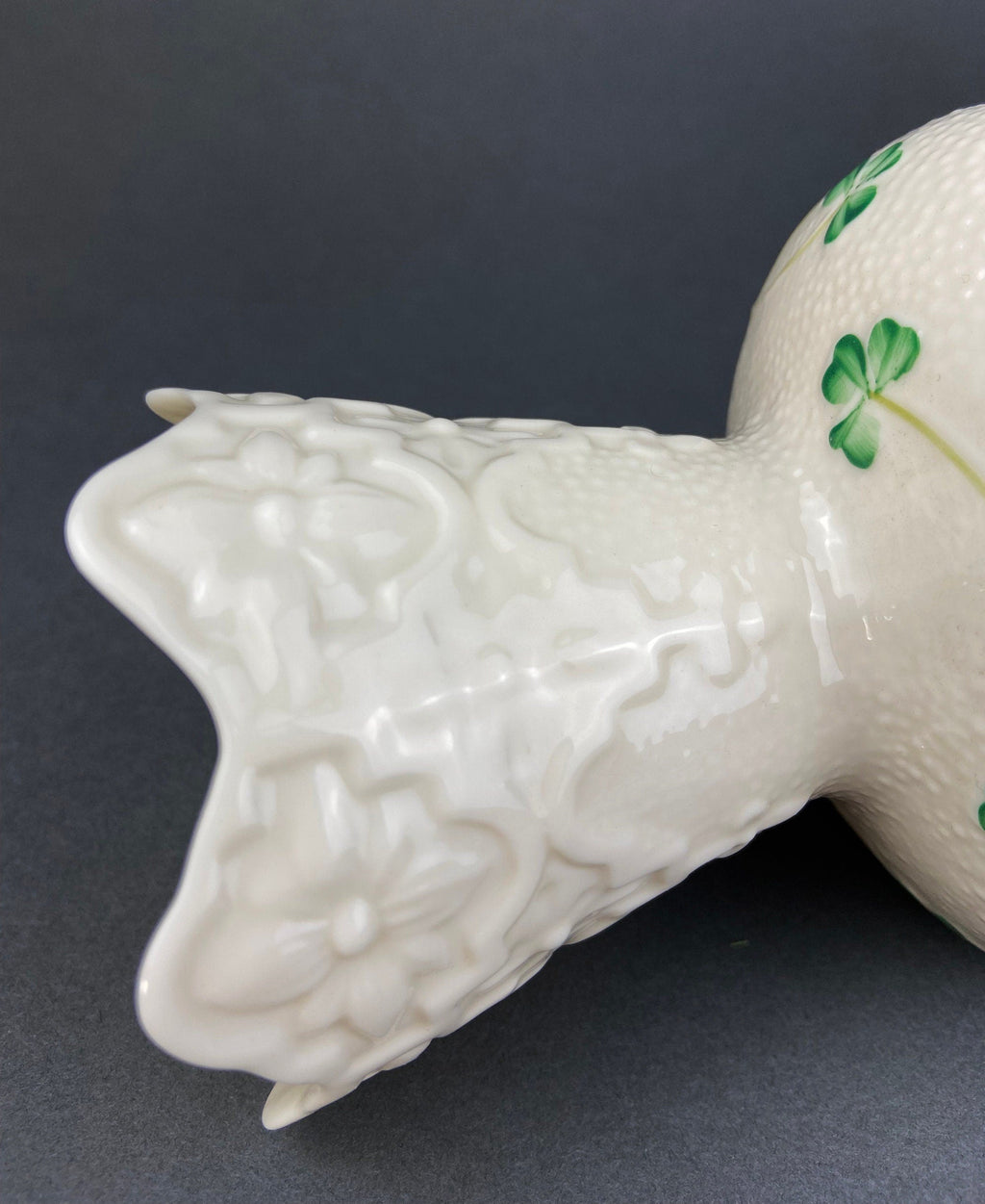 Belleek Shamrock Porcelain Vase, Ireland