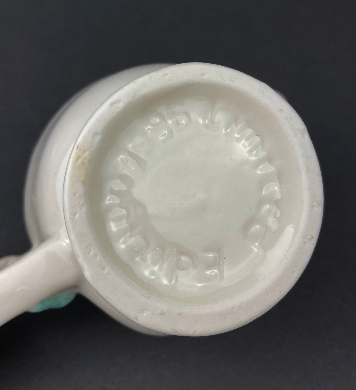Bailey's Winking Face Creamer with Blue Bow