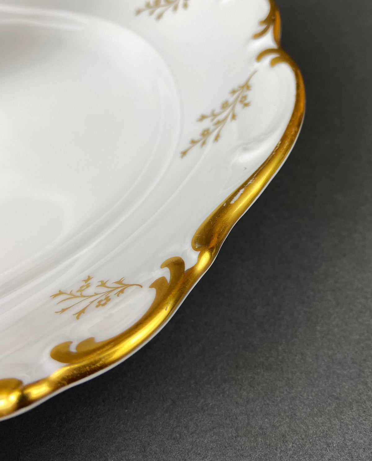 Schumann Arzberg Porcelain Platter with Gold Rim
