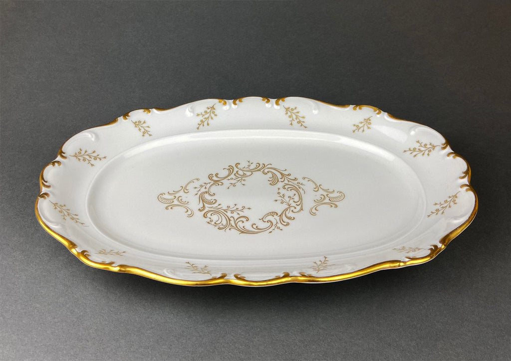 Schumann Arzberg Porcelain Platter with Gold Rim