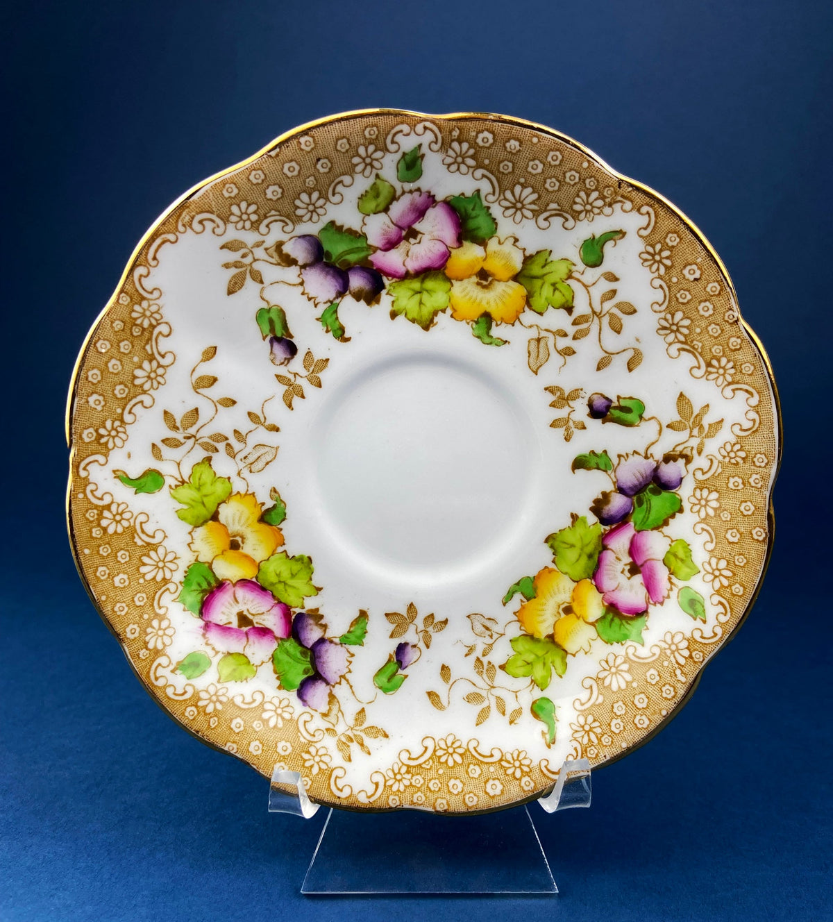 Royal Albert Crown China Flower Garland Cup & Saucer
