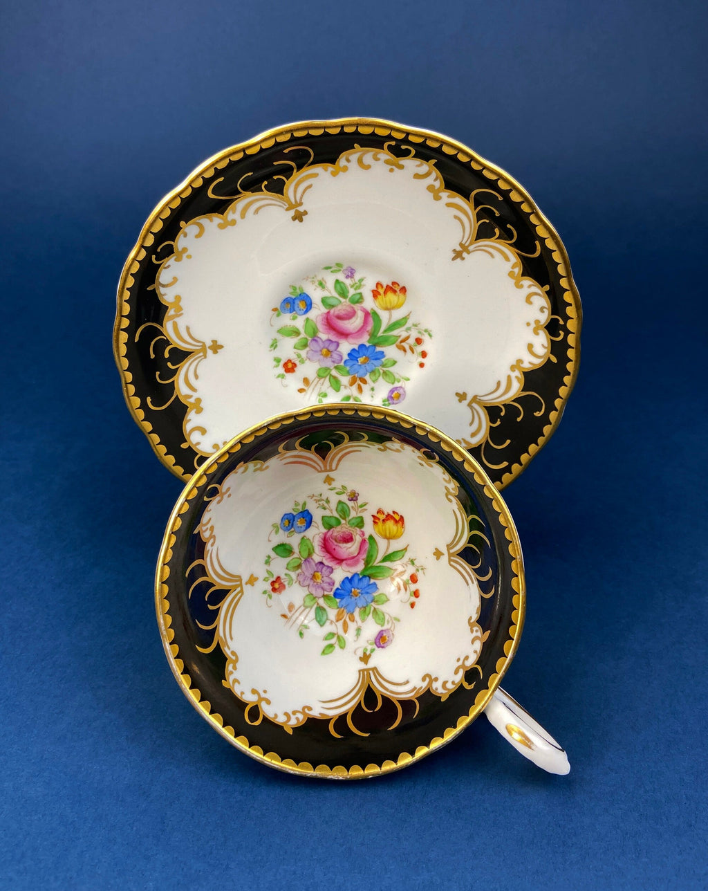 Elizabethan Bone China Cupids Cup and Saucer