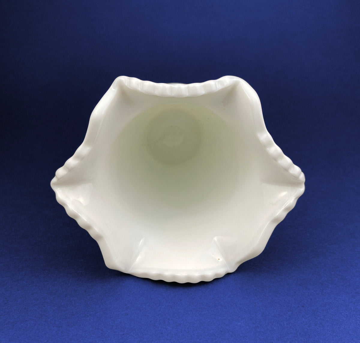 Westmoreland Old Quilt Milk Glass Vase