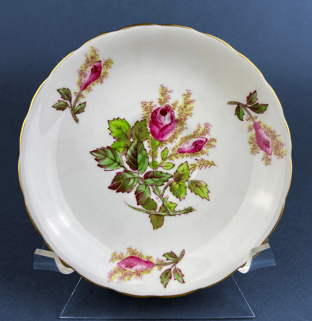 Royal Chelsey Moss Rose Cup & Saucer