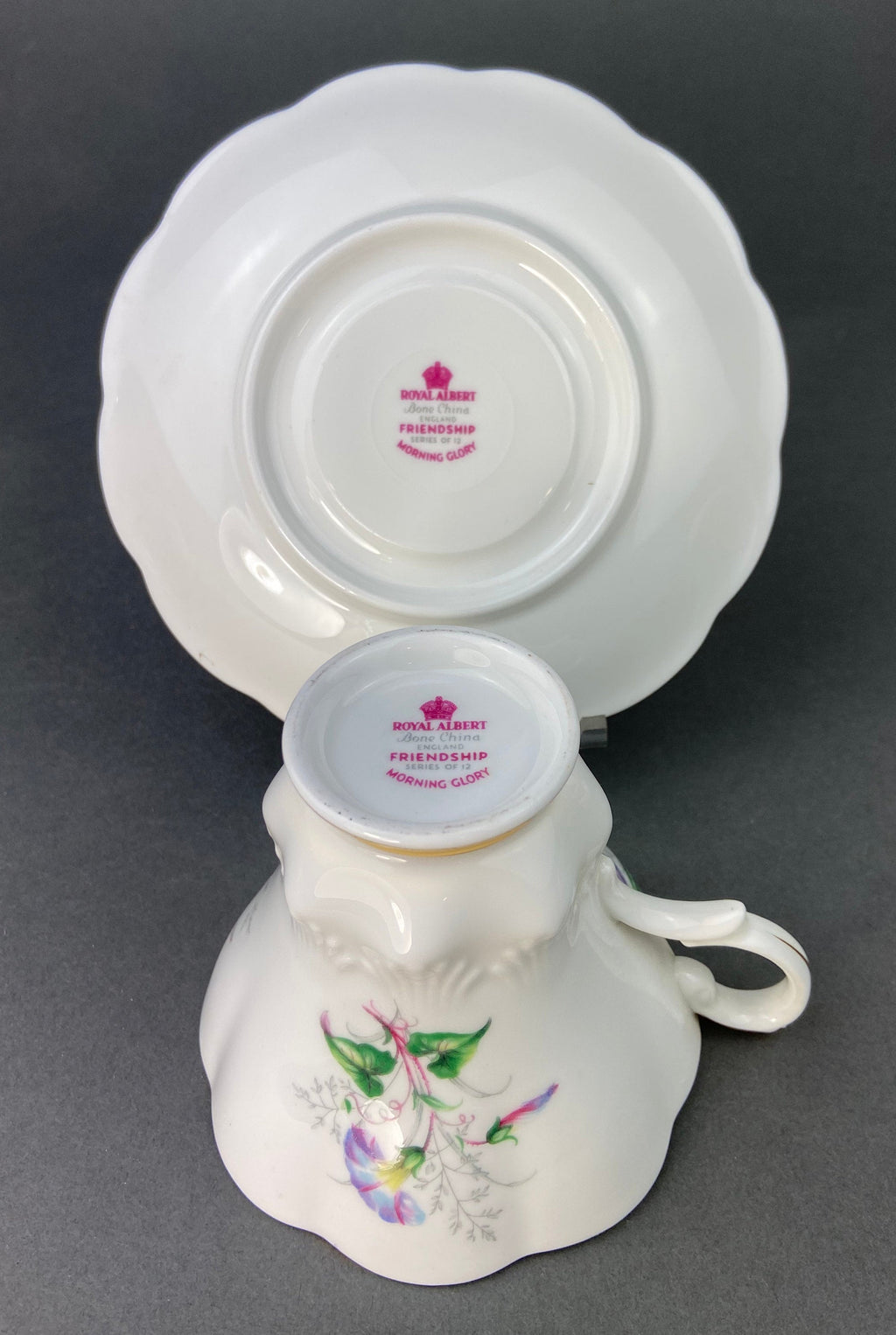 Royal Albert Friendship Series Morning Glory Cup & Saucer