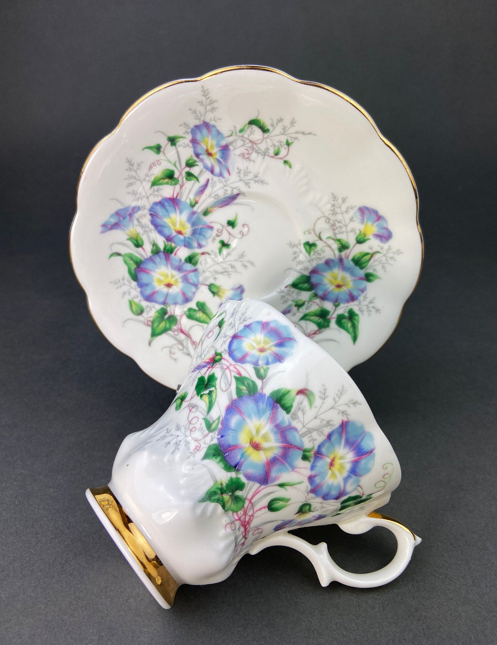 Royal Albert Friendship Series Morning Glory Cup & Saucer