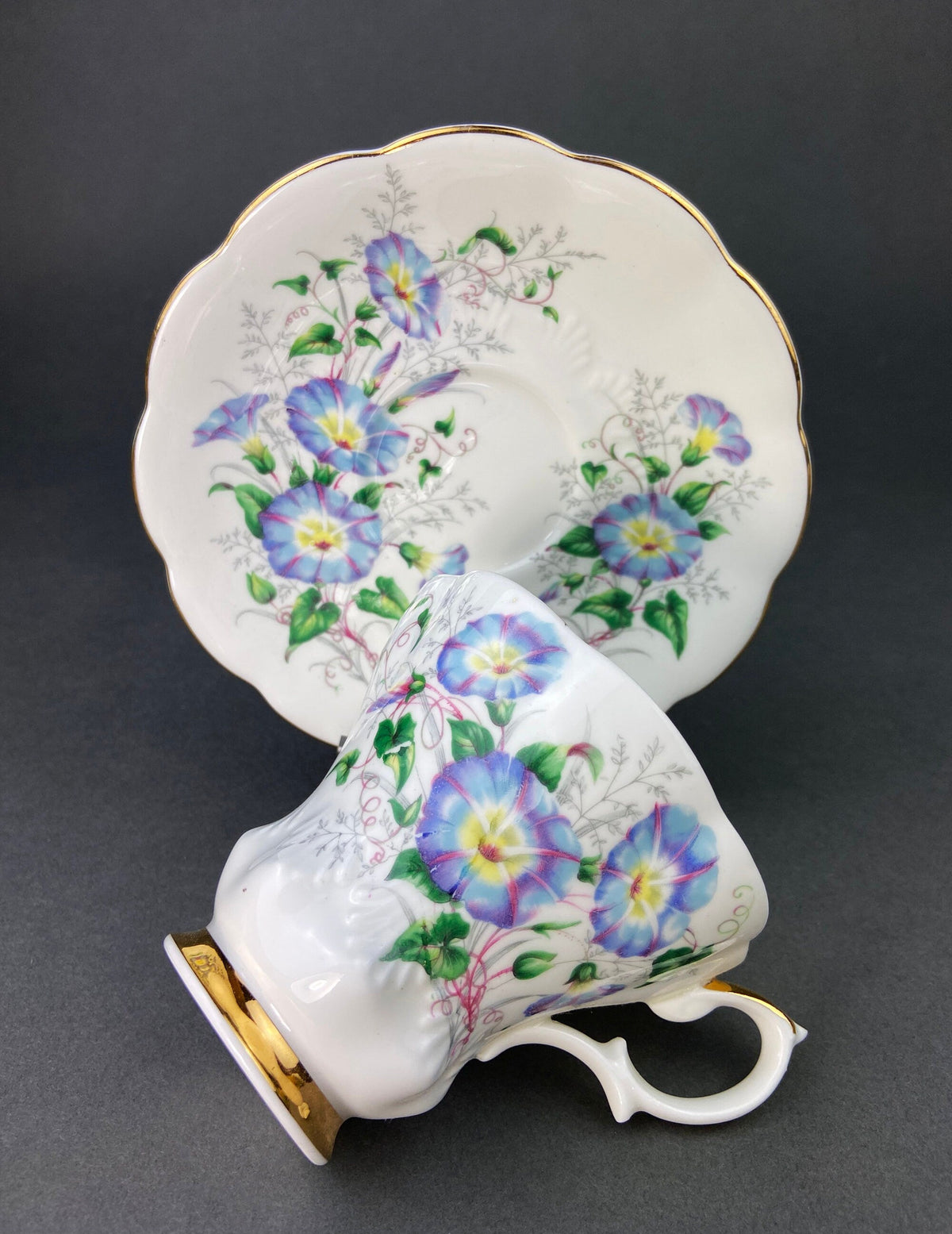 Royal Albert Friendship Series Morning Glory Cup & Saucer