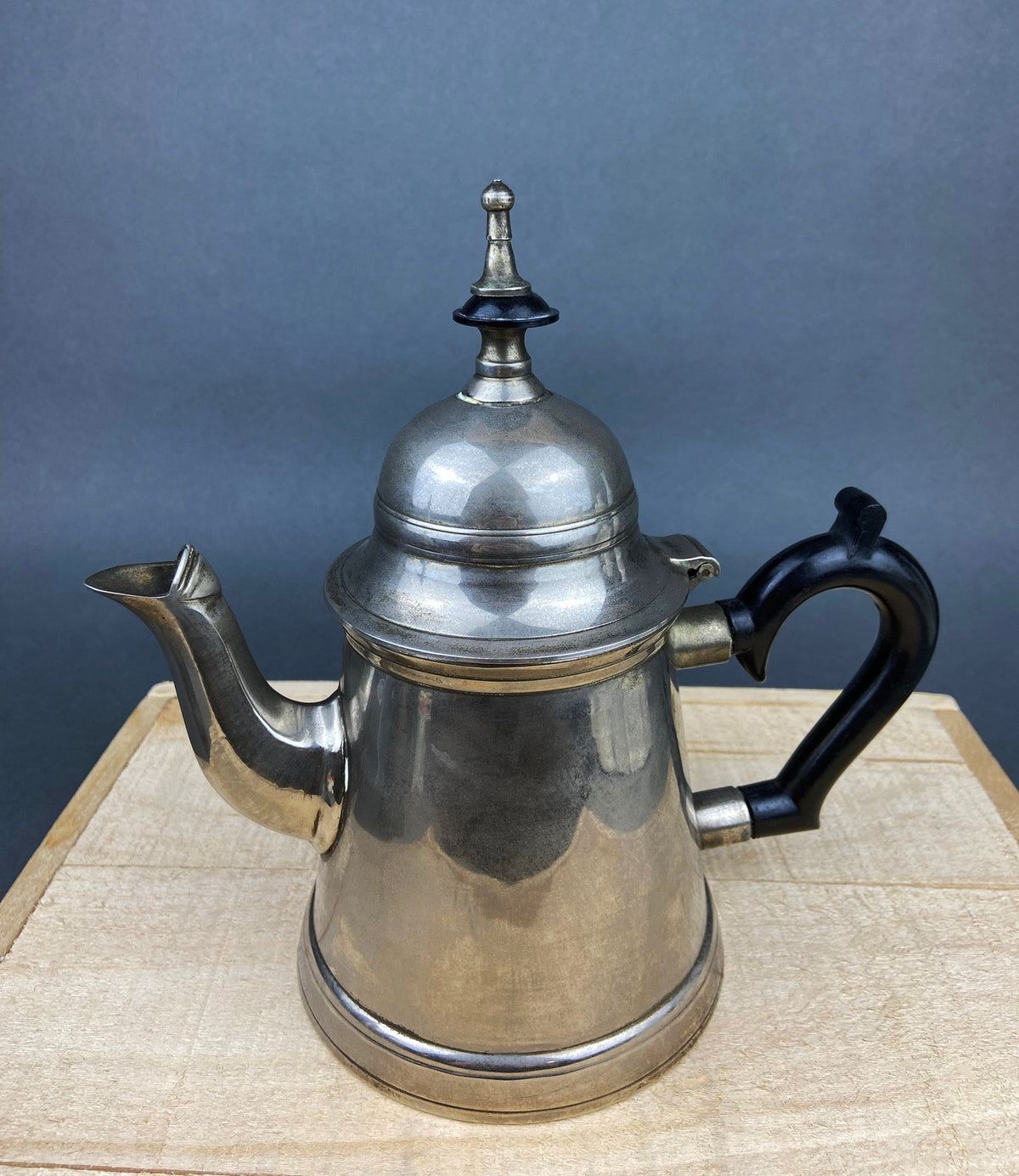 Metal Coffee & Tea Set with Creamer & Sugar, India