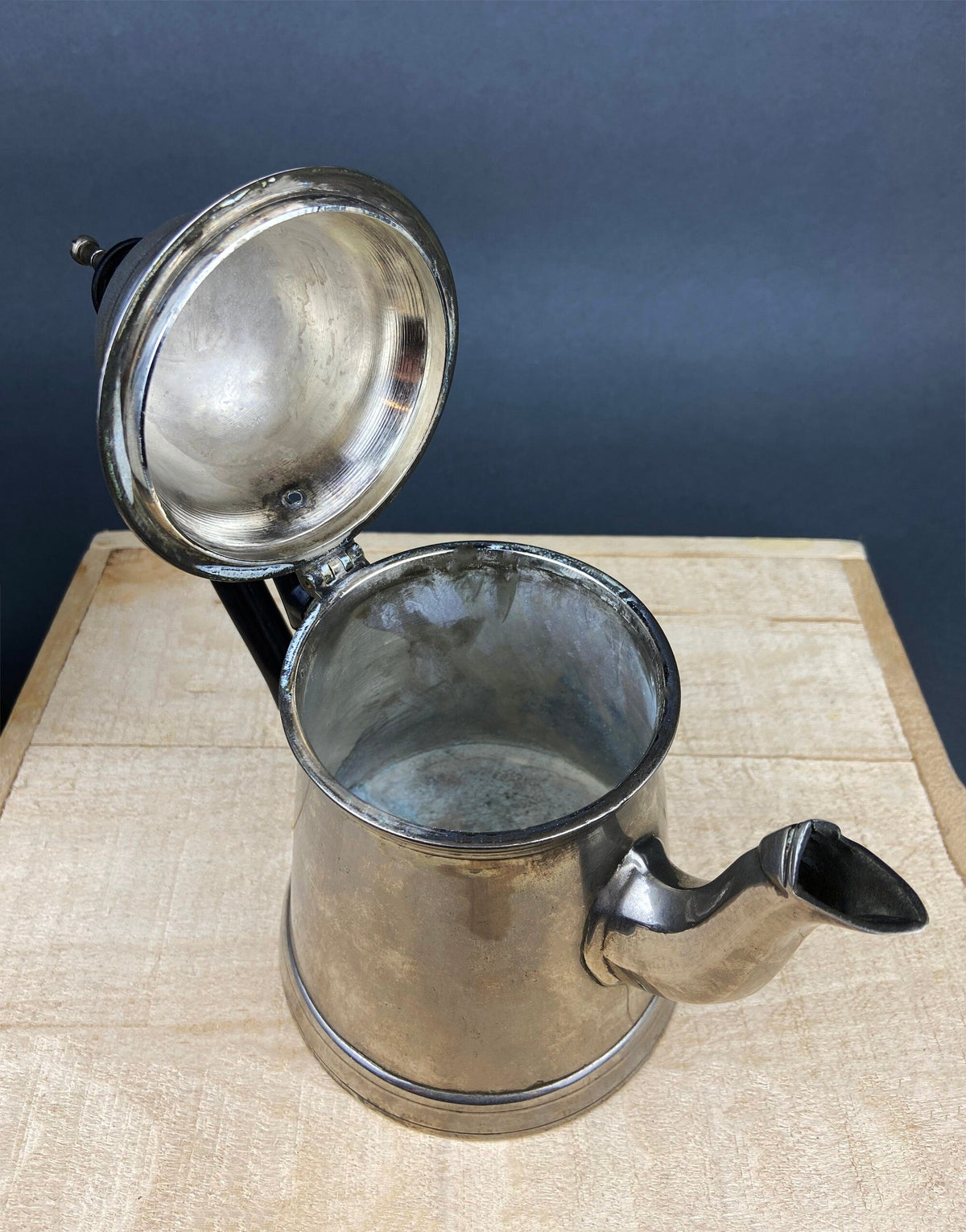 Metal Coffee & Tea Set with Creamer & Sugar, India