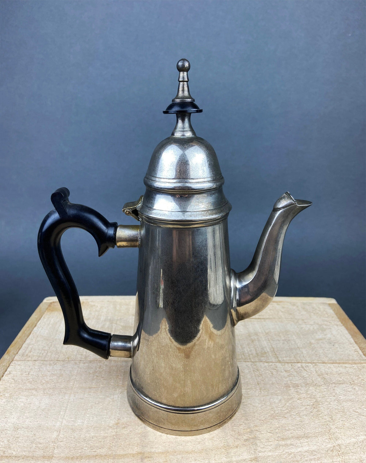 Metal Coffee & Tea Set with Creamer & Sugar, India