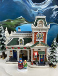 Holiday Time Potterville Victorian Train Station