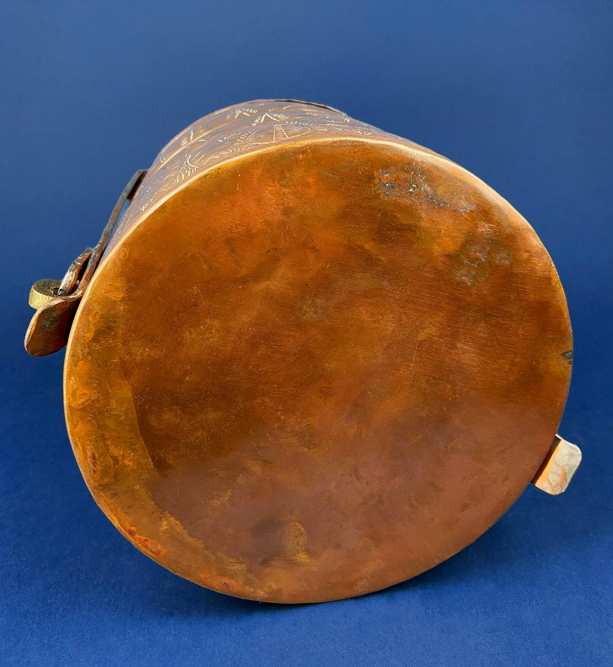 19th-Century Copper Turkish Tiered Lunch Carrier
