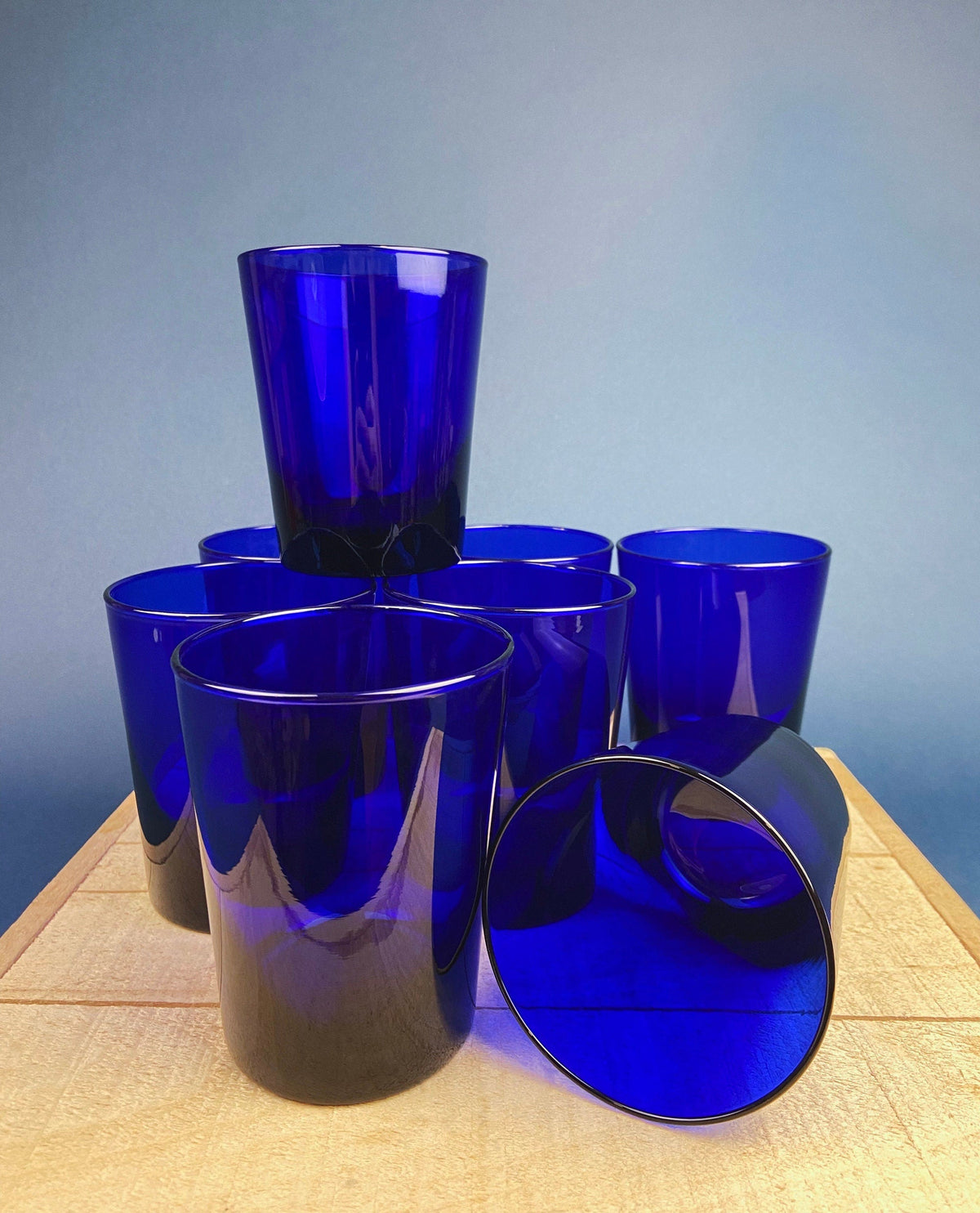 Footed Juice Tumblers, Set of 6