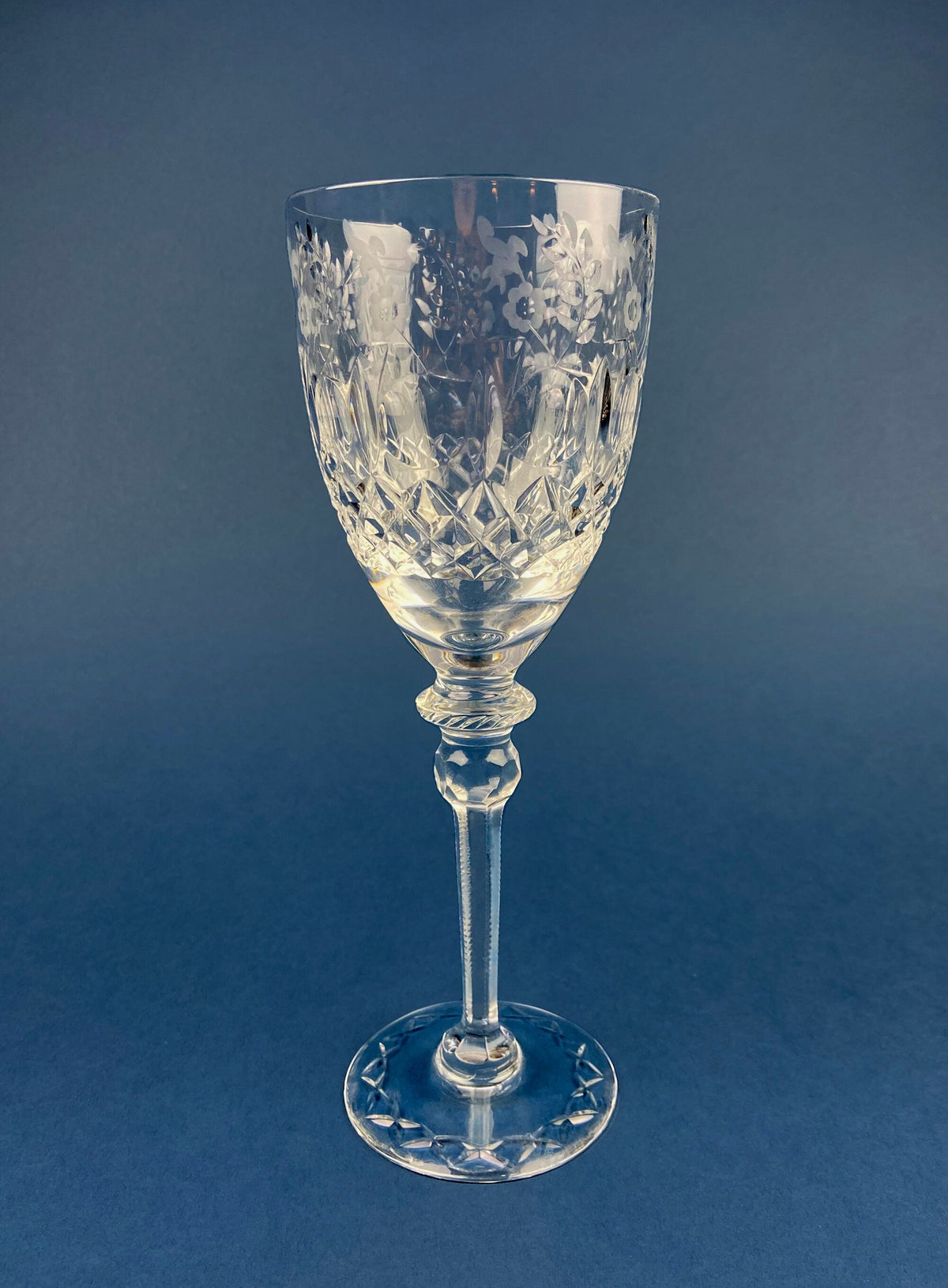 Rogaska Gallia Gold Crystal Goblet