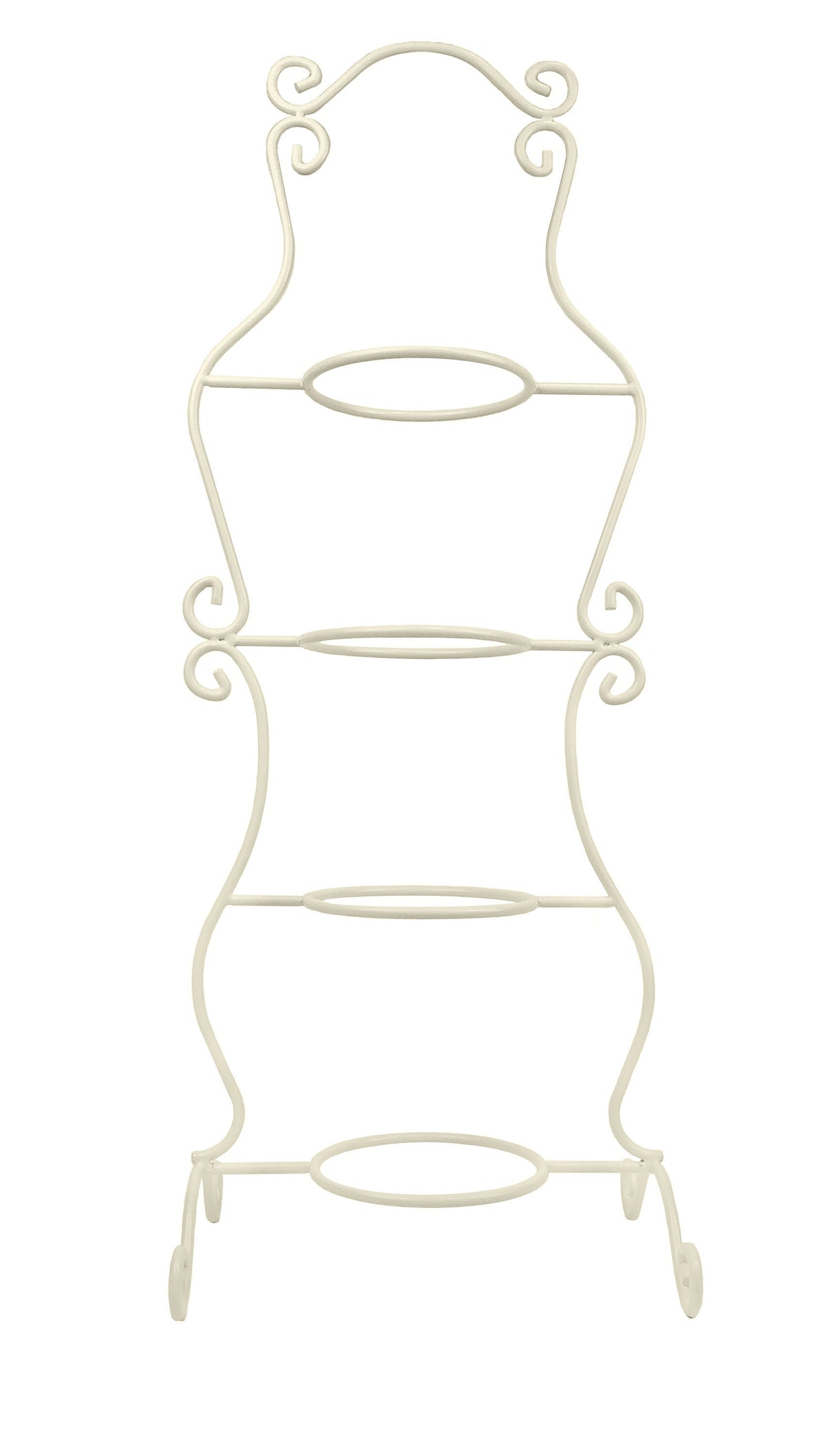 Four-Tier Metal Teacup Display Stand