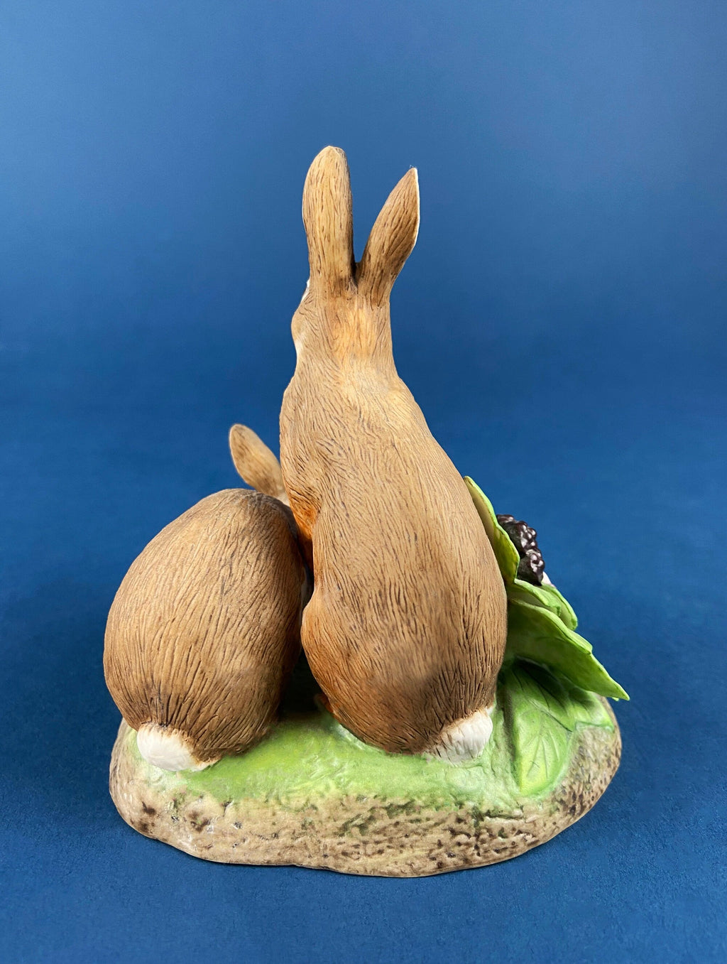 Hand-Painted Porcelain Bunny Family, 1983 Limited Edition