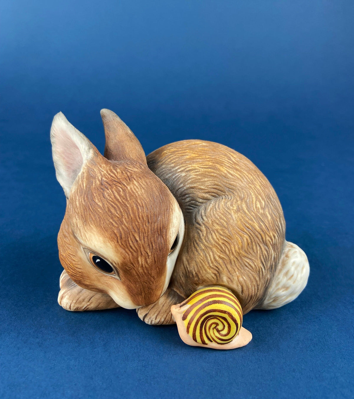 Hand-Painted Porcelain Bunny Family, 1983 Limited Edition