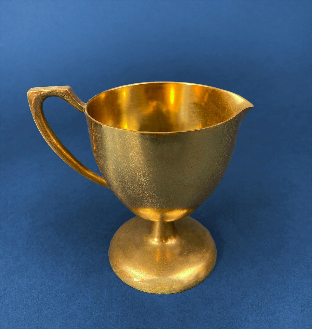 Heavy Brass Coffee Pot, Creamer & Sugar